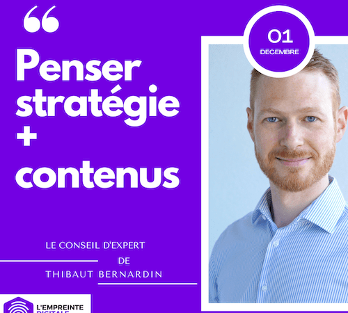 conseil d'expert stratégie digitale thibaut bernardin