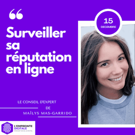 conseil expert mailys mas garrido visibrain e réputation