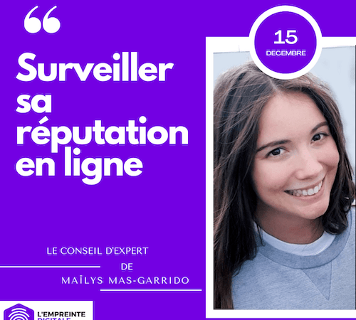 conseil expert mailys mas garrido visibrain e réputation