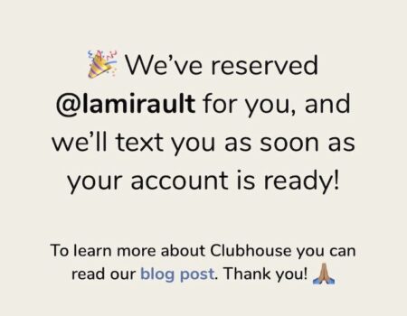 ouvrir compte invitation clubhouse club house