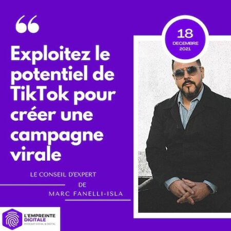 comment creer campagne virale marque sur tiktok marc fanelli isla TikTok