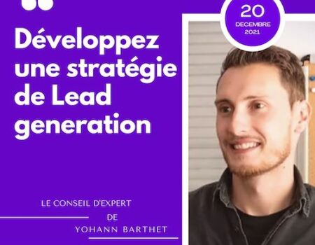 developper strategie generation leads yohann barthet