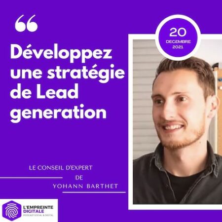 developper strategie generation leads yohann barthet