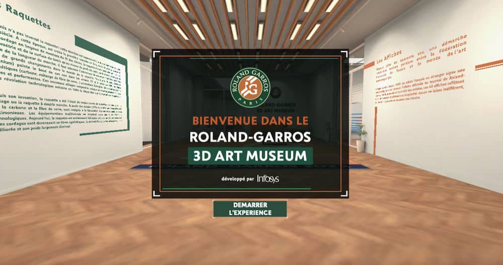 musee virtuel 3 D roland garros infosys